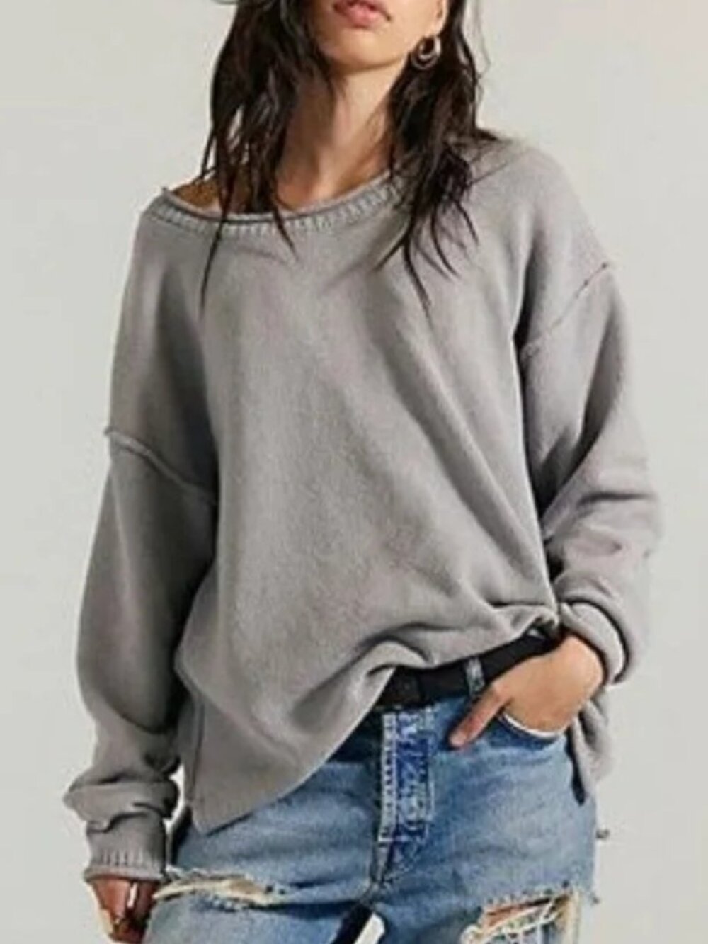 NWT Free People Ella Pullover Sweater